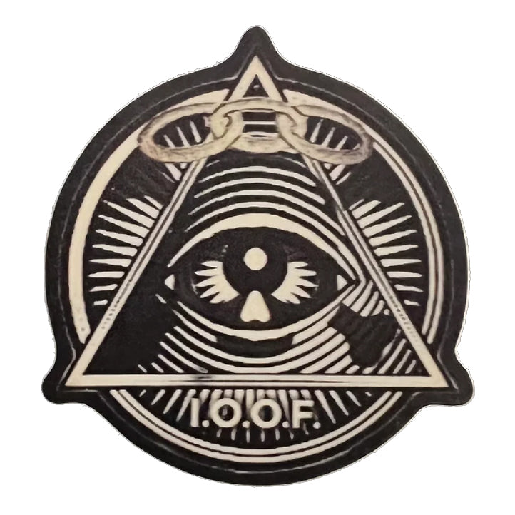 Glow In The Dark All Seeing Eye FLT Sticker