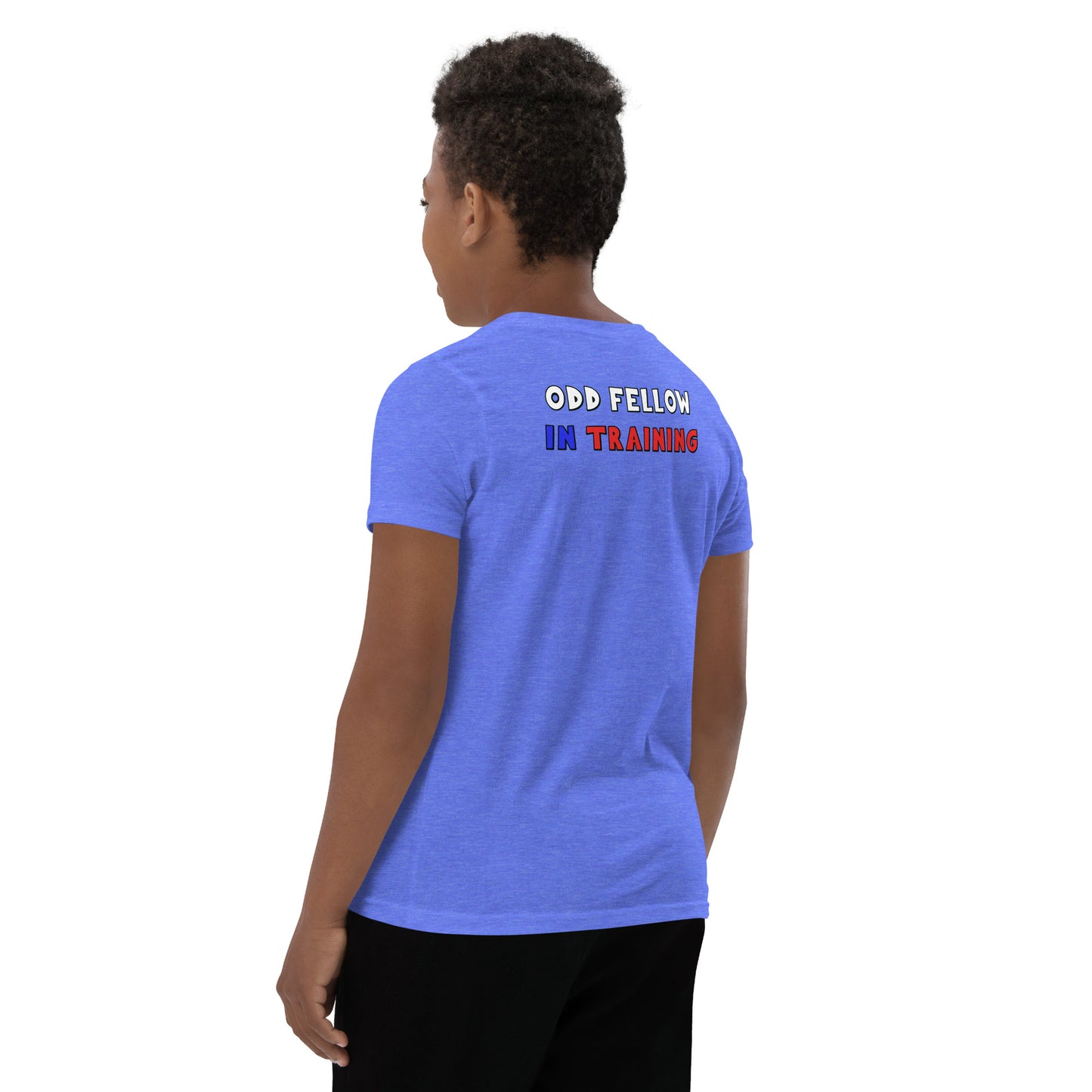 Odd Fellow In Training Youth Short Sleeve T-Shirt (Front and Back Print)