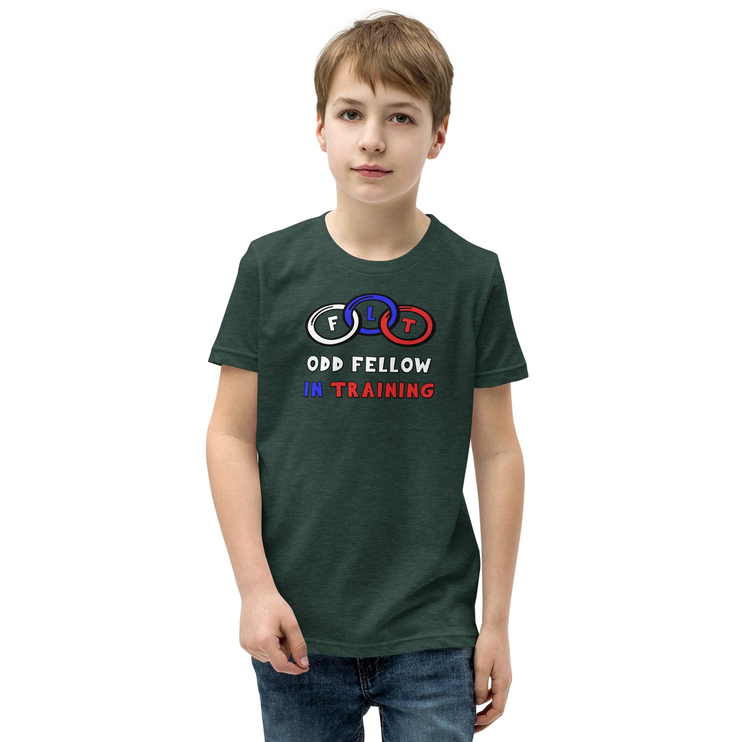 Odd Fellow in Training Youth Short Sleeve T-Shirt (Front Print Only)