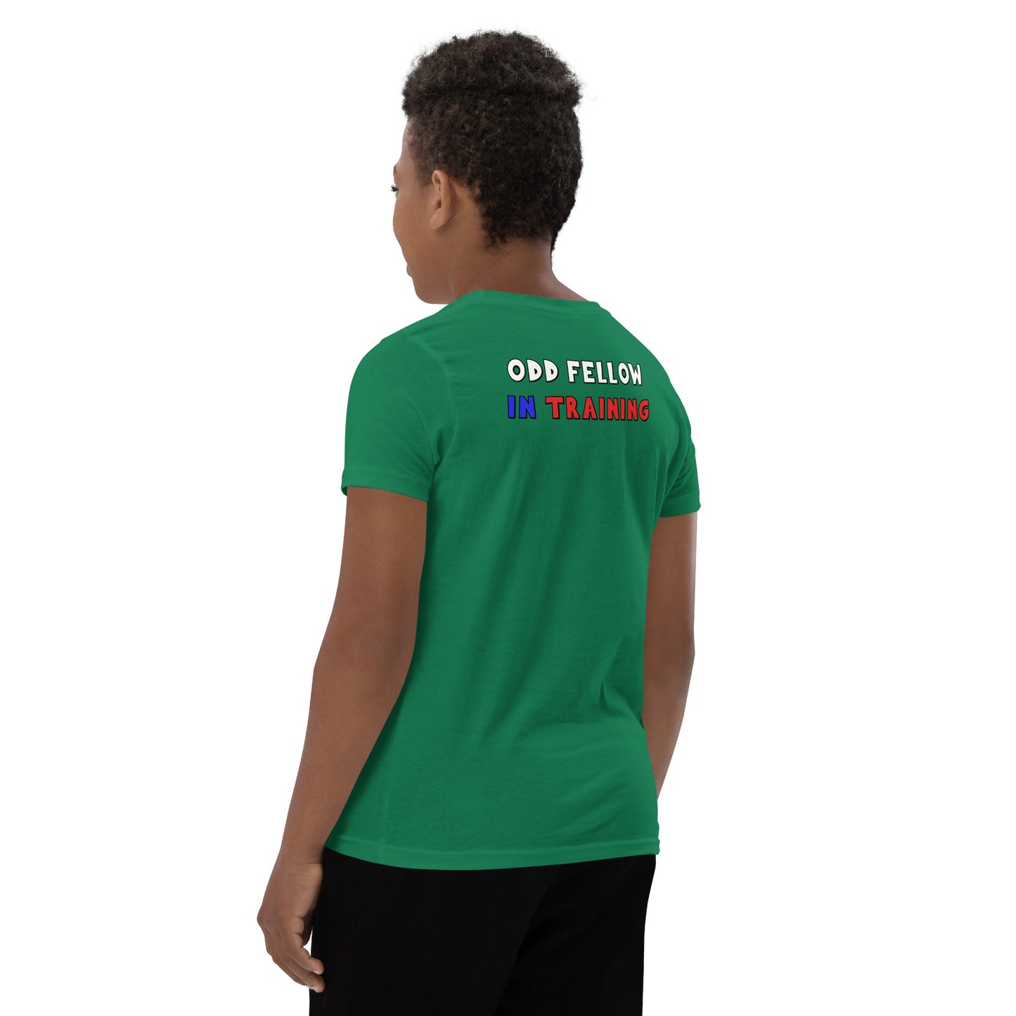 Odd Fellow In Training Youth Short Sleeve T-Shirt (Front and Back Print)