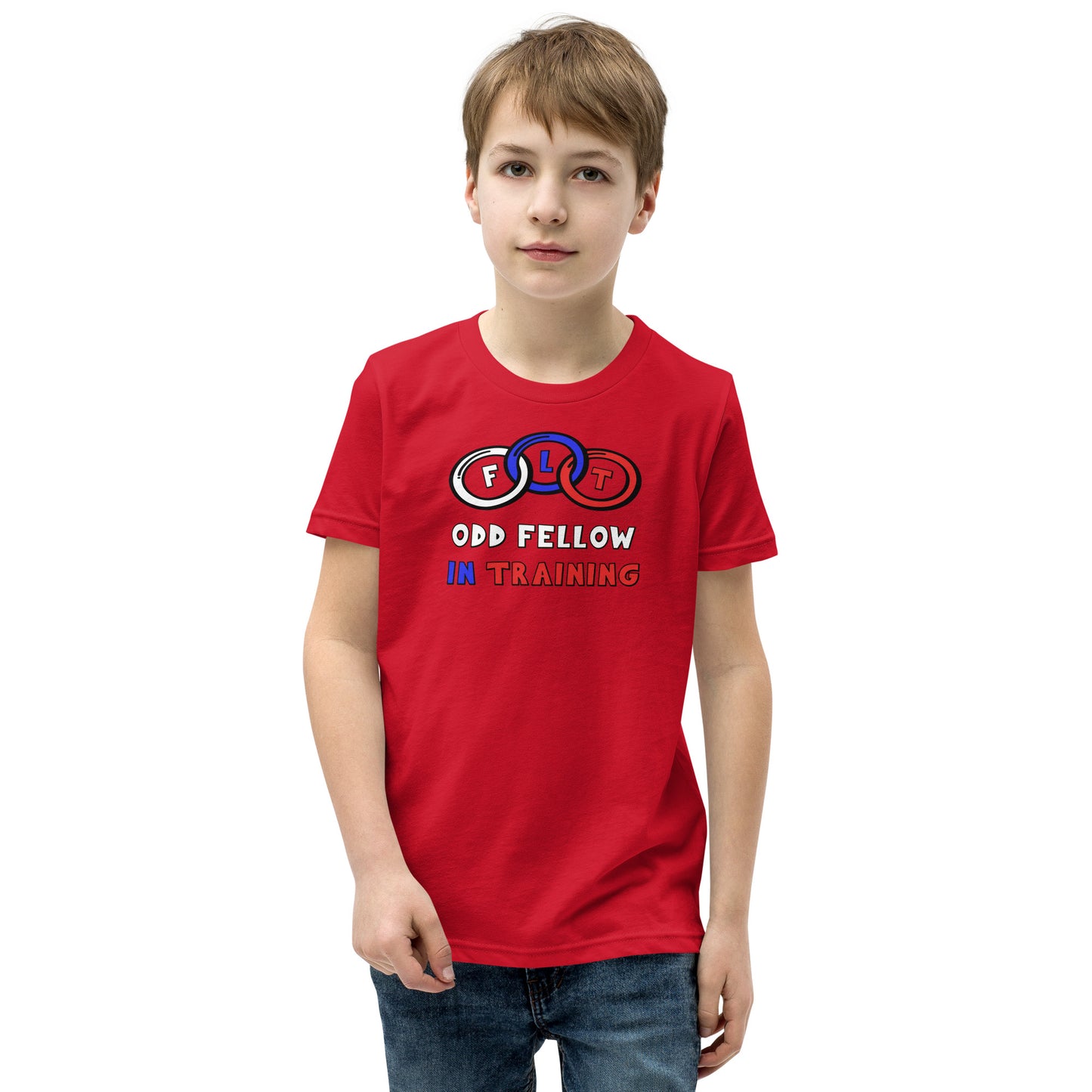 Odd Fellow in Training Youth Short Sleeve T-Shirt (Front Print Only)