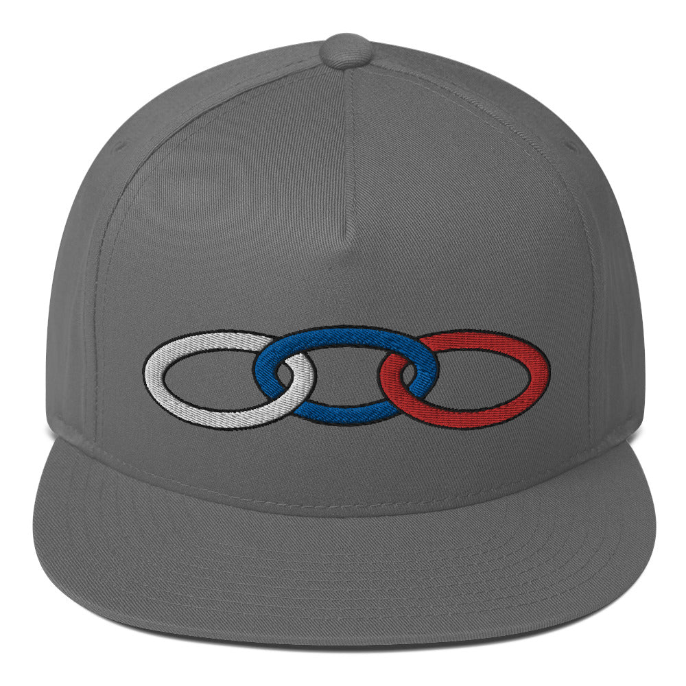 3 Links Flat Bill Cap